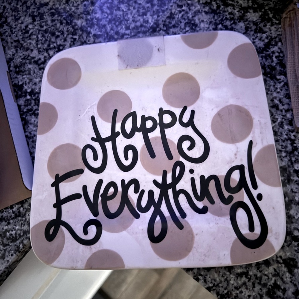 Happy Everything plate
